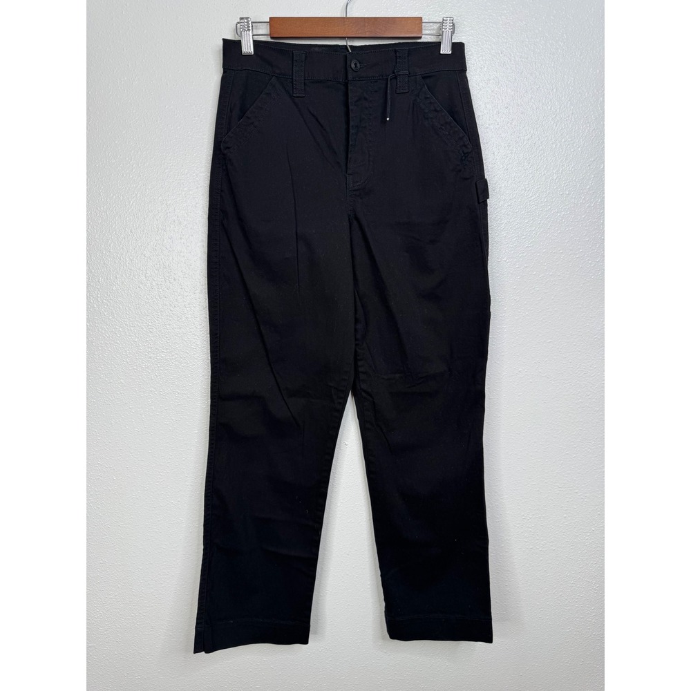 Celebrity Pink Womens Black Carpenter Pants High Rise Straight Leg Size 9/29